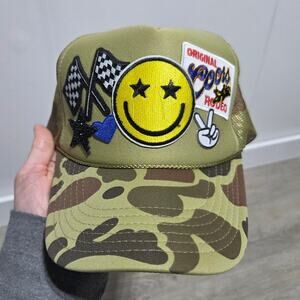 OTTO Collection Custom Original Coors Rodeo Patch Camo Trucker Hat